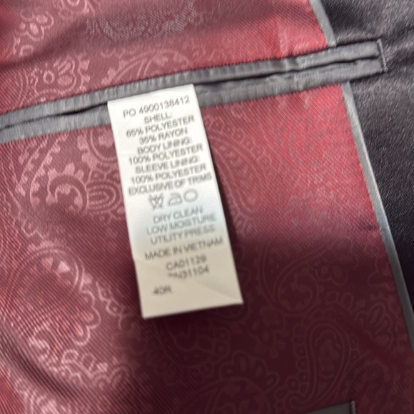 Madison black tie options blazers Tuxedo Jacket polyester and nylon blend. - Picture 6 of 16